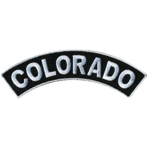 A black and white colorado patch.