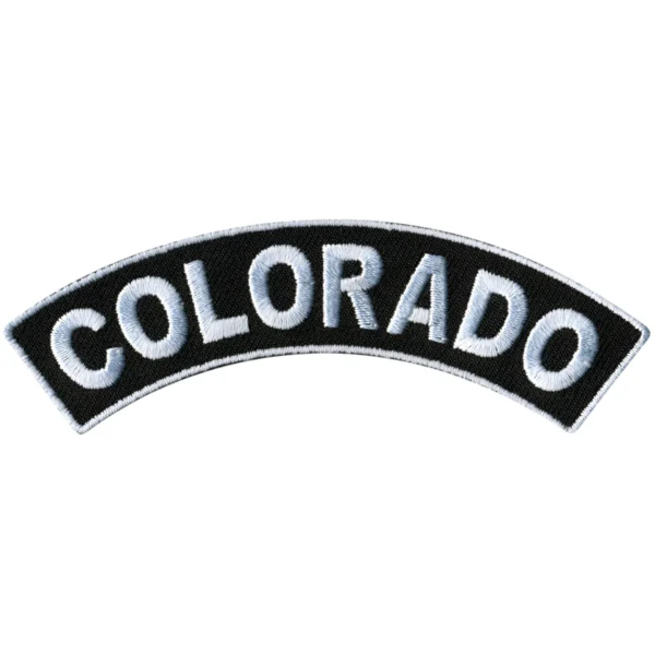 A black and white colorado patch.
