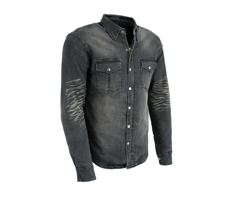 A black shirt with some writing on it