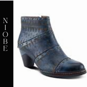 L'Artiste Niobe Boots- Navy