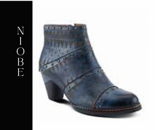 L'Artiste Niobe Boots- Navy