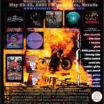 A poster of various events and concerts in the past.
